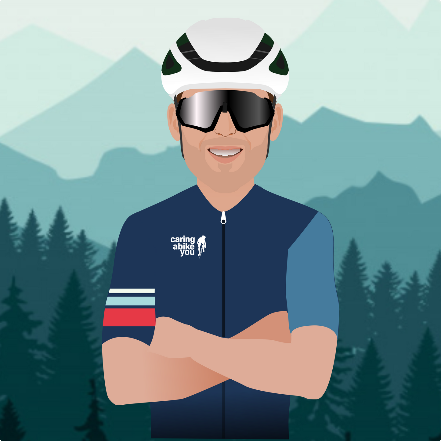 Cycling avatar "Gavia" - Il tuo avatar, col nostro stile!